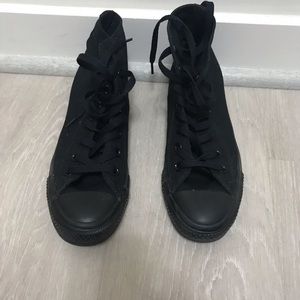 Black High Top Converse